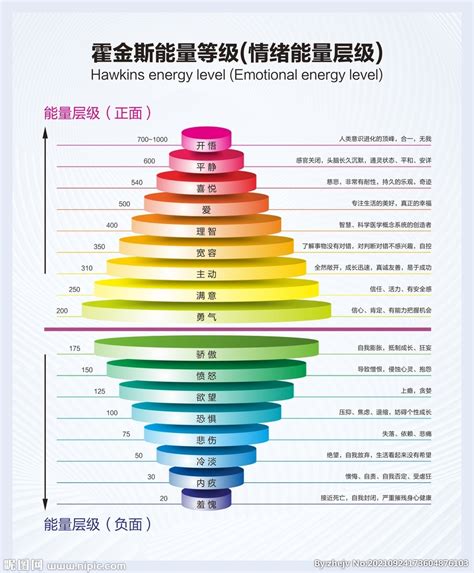 能量表格|霍金斯能量表，《意念力：激发你的潜在力量》（书）。